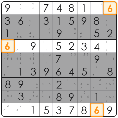 sudoku candidate identification